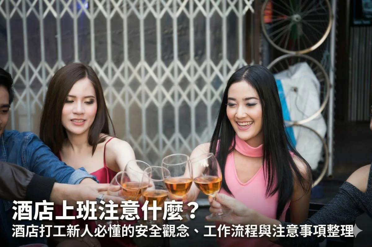 酒店上班注意什麼？酒店打工新人必懂的10個安全觀念、工作流程與注意事項整理