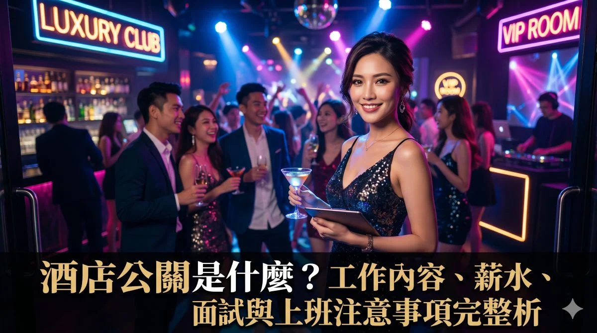 酒店公關是什麼?工作內容、薪水、面試與上班注意事項完整解析